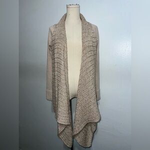 Saturday Sunday Cream Color Draped Cardigan
